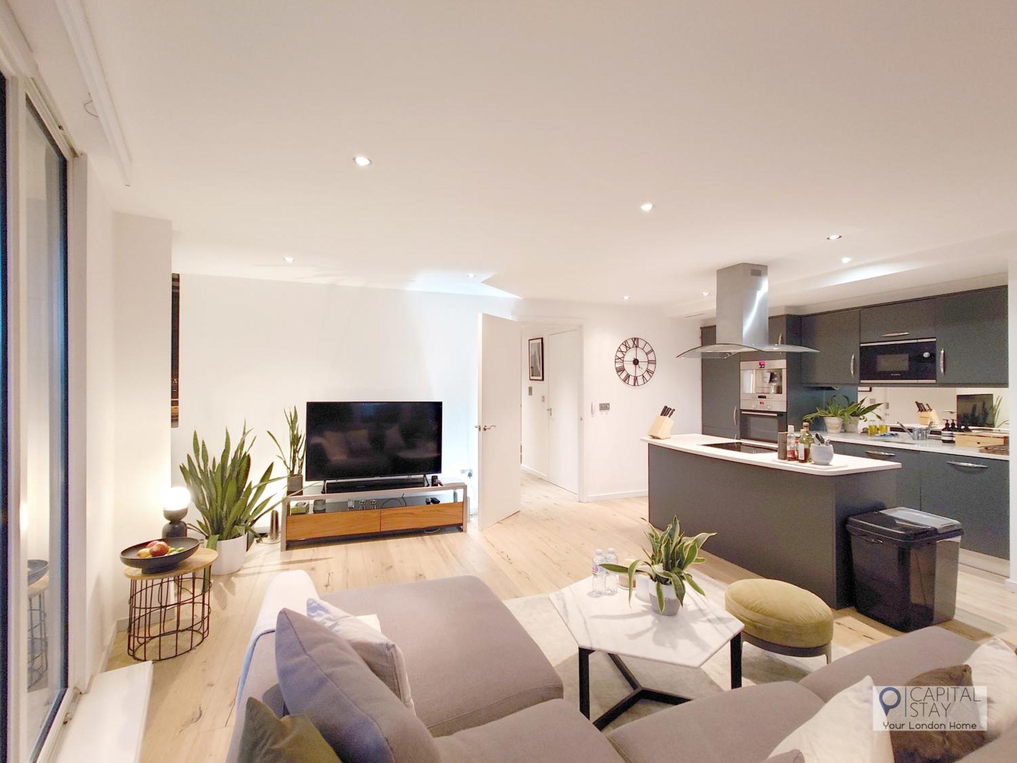 Deluxe Two Bed Apartment With River & City View Londres Exterior foto